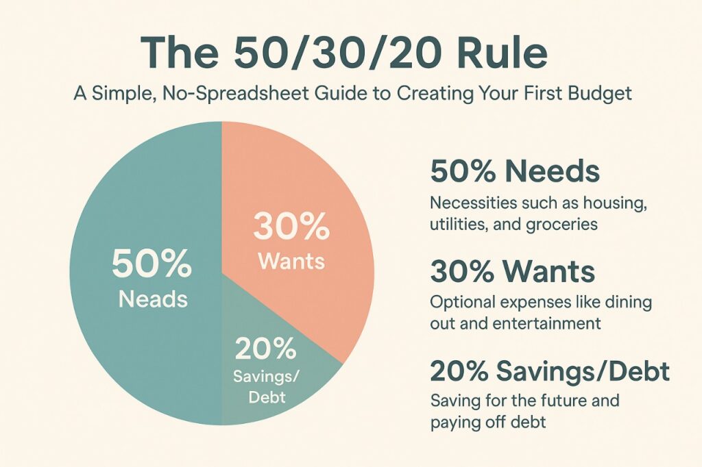 how to create a personal budget for the first time